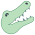 Mascot of crocodiles