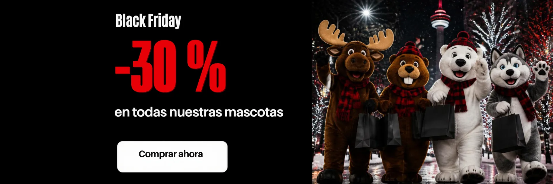 Black Friday – -30 % – SPOTSOUND.CA - Mascots