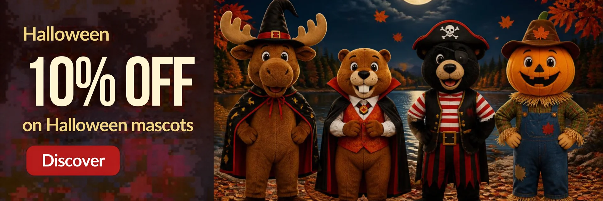 Halloween – -10 % – SPOTSOUND.CA - Mascots