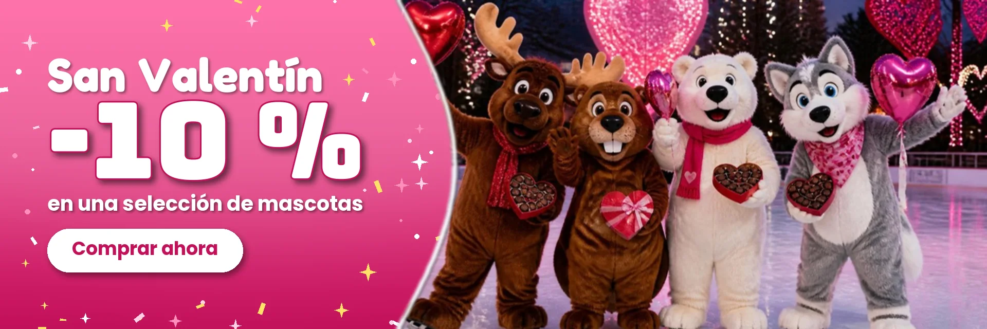 San Valentín – -10 % – SPOTSOUND.CA - Mascots