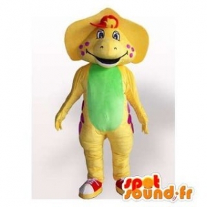 Mascotte du jour chez SPOTSOUND: Mascotte de dinosaure jaune et vert avec des pois rouges . Découvrez les mascottes @spotsound_mascots #mascotte #mascottes #marketing #costume #spotsound #personalisé #streetmarketing #guerillamarketing #publicité . Lien: https://www.spotsound.fr/fr/6283-mascotte-de-dinosaure-jaune-et-vert-avec-des-pois-rouges.html