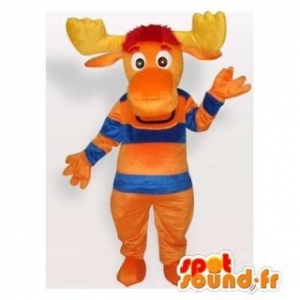 Mascotte du jour chez SPOTSOUND: Mascotte de caribou orange, bleu et jaune . Découvrez les mascottes @spotsound_mascots #mascotte #mascottes #marketing #costume #spotsound #personalisé #streetmarketing #guerillamarketing #publicité . Lien: https://www.spotsound.fr/fr/6308-mascotte-de-caribou-orange-bleu-et-jaune.html