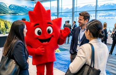 Using a Mascot Costume at Canadian Trade Shows and Events
